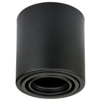 Frino Opbouwspot GU10 Mat Zwart Aluminium Kantelbaar Ø93mm