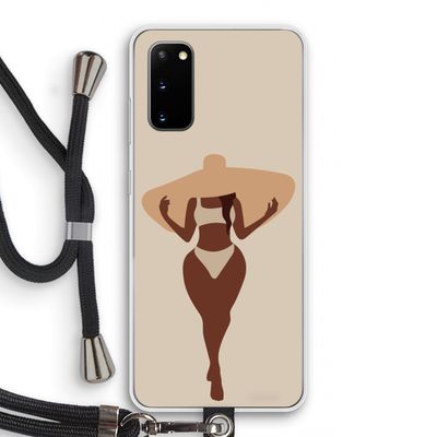 Let's get salty: Samsung Galaxy S20 Transparant Hoesje met koord