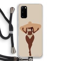 Let's get salty: Samsung Galaxy S20 Transparant Hoesje met koord