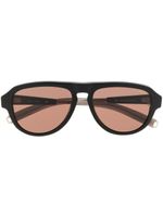 Dita Eyewear lunettes de soleil Lancier LSA-706 à monture aviateur - Noir