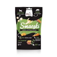 SYTA MICHA Vege Smaczki met zoete aardappel, wortel en banaan - delicatesse voor honden - 80 g