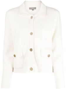 N.Peal veste Milano crop en cachemire - Blanc