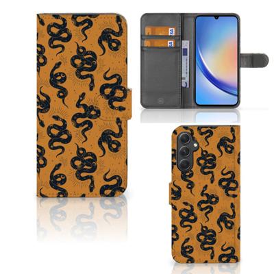 Telefoonhoesje | Met pasjeshouder | voor Samsung Galaxy A24 4G Snakes