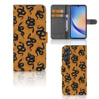 Telefoonhoesje | Met pasjeshouder | voor Samsung Galaxy A24 4G Snakes