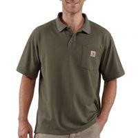 Work Pocket Moss Poloshirt Heren