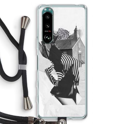 House: Sony Xperia 5 III Transparant Hoesje met koord