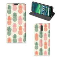 Nokia 2.3 | Flip Style Cover | Ananas