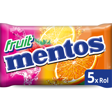 Mentos Fruit Vegan 5pack bij Jumbo