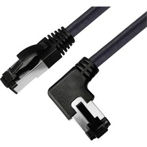 BKL Electronic 144036 RJ45 Netwerkkabel, patchkabel CAT 8.1 S/FTP 1.5 m Zwart Halogeenvrij 1 stuk(s)