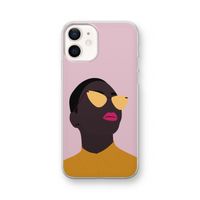 Yellow glasses: iPhone 12 Transparant Hoesje
