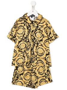 Versace Kids pyjama à imprimé baroque - Jaune