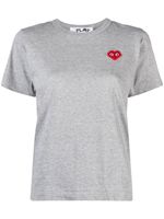 Comme Des Garçons Play t-shirt en coton à logo imprimé - Gris - thumbnail