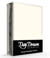 Day Dream Jersey Hoeslaken Ecru-140 x 200 cm
