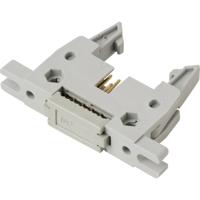 TRU COMPONENTS TC-13537780 Pinconnector Met hendel lang Rastermaat: 2.54 mm Totaal aantal polen: 10 Aantal rijen: 2 1 stuk(s)