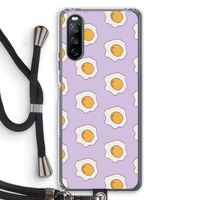 Bacon to my eggs #1: Sony Sony Xperia 10 III Transparant Hoesje met koord