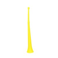 Gele vuvuzela grote blaastoeter 48 cm   -