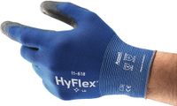Ansell Handschoen | maat 11 blauw/zwart | EN 388 PSA-categorie II | nylon m. polyurethaan | 12 paar - 11-618-11 11-618-11 - thumbnail
