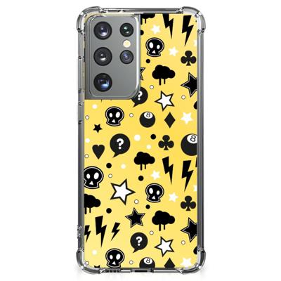 Extreme Case Samsung Galaxy S21 Ultra Punk Geel Extreme Case Samsung Galaxy S21 Ultra Punk Geel