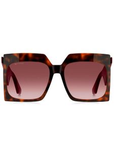 ETRO lunettes de soleil à monture oversize - Rouge