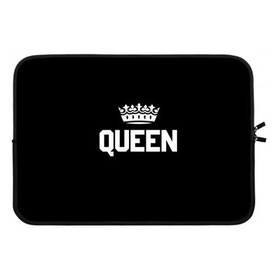 Queen zwart: Laptop sleeve 13 inch
