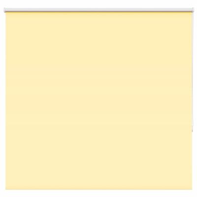 Rolgordijn verduisterend 145x130 cm stofbreedte 141,6 cm geel