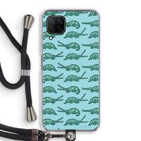 Kroko: Huawei P40 Lite Transparant Hoesje met koord