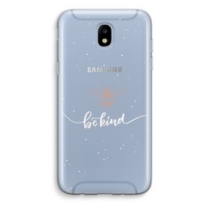 Be(e) kind: Samsung Galaxy J5 (2017) Transparant Hoesje