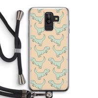 Dinos: Samsung Galaxy J8 (2018) Transparant Hoesje met koord