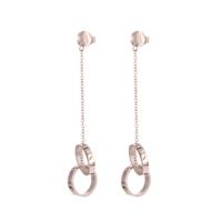 Kalli Hang Oorbellen Rondje en 2 Ringen Rosé