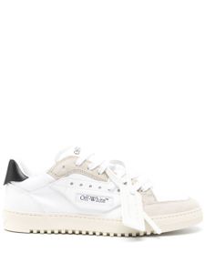 Off-White baskets 5.0 en cuir - Blanc