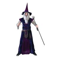 Funny Fashion Tovenaar verkleedkleding kostuum - incl. hoed - heren - carnaval - pak - maat Large