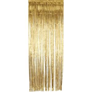 Folie deurgordijn versiering - goud - 244 x 91 cm - glitter and glamour wanden