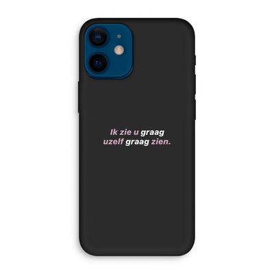 uzelf graag zien: iPhone 12 mini Biologisch afbreekbaar hoesje