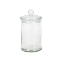 Voorraadpot glas knop Ø8x14,5cm