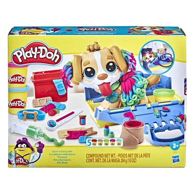 Hasbro Play-doh care n carry dierenarts - klei speelset