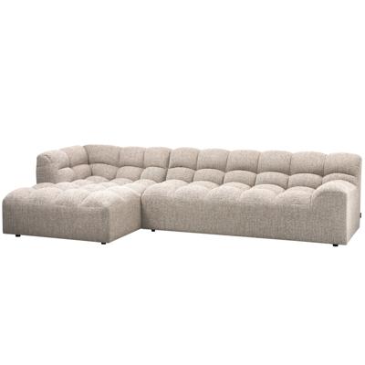 WOOOD Loungebank 'Allure' Links, Geweven stof, kleur Naturel Melange