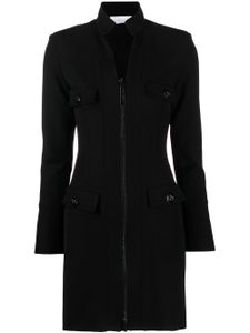 Genny robe courte à fermeture zippée - Noir