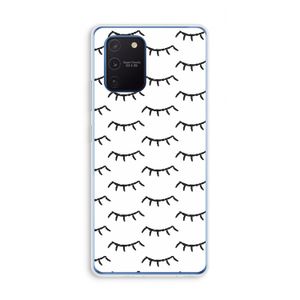 Wimpers: Samsung Galaxy Note 10 Lite Transparant Hoesje
