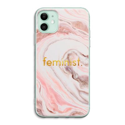 Feminist: iPhone 11 Transparant Hoesje