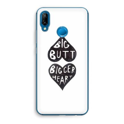 Big butt bigger heart: Huawei P20 Lite Transparant Hoesje