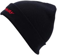 CONWAY Beanie black/red