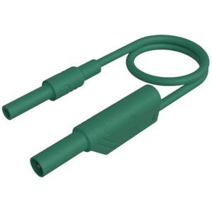 SKS Hirschmann MAL S WS-B 25/2,5 gn Veiligheidsmeetsnoer 4mm-veiligheidsbus 4mm-veiligheidsstekker, stapelbaar 25 cm Groen 1 stuk(s)