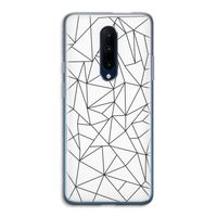 Geometrische lijnen zwart: OnePlus 7 Pro Transparant Hoesje Geometrische lijnen zwart: OnePlus 7 Pro Transparant Hoesje