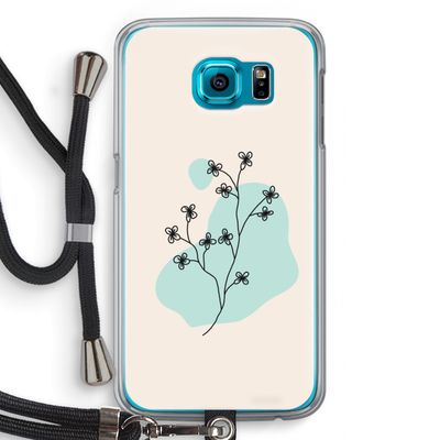 Love your petals: Samsung Galaxy S6 Transparant Hoesje met koord