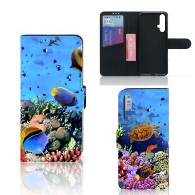 Honor 20 | Telefoonhoesje | Met pasjeshouder | Vissen