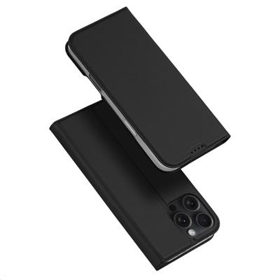 Dux Ducis iPhone 16 Pro hoesje - Slim bookcase - Zwart