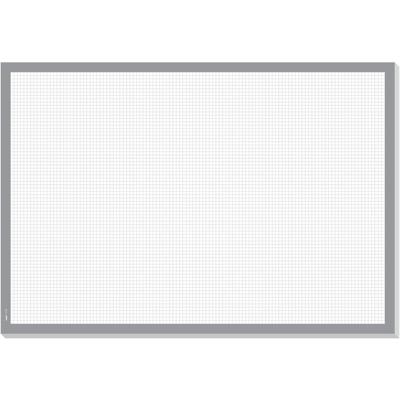 Sigel Squared HO260 Bureau onderlegger Wit, Grijs (b x h) 595 mm x 410 mm
