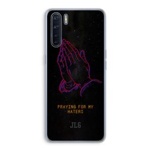 Praying For My Haters: Oppo A91 Transparant Hoesje