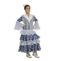 Kostuums voor Kinderen My Other Me Flamenco danser Blauw 5-6 Jaar