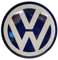 Volkswagen Logo Emaille Bord - 50 cm ø